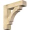Ekena Millwork Merced Block Rough Sawn Bracket w/ Offset Brace, Douglas Fir, 8"W x 32"D x 32"H BKT0806X32X32MRC05RDF - alternate 1
